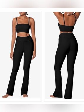 SUNZEL High Waisted Mini Flare Leggings